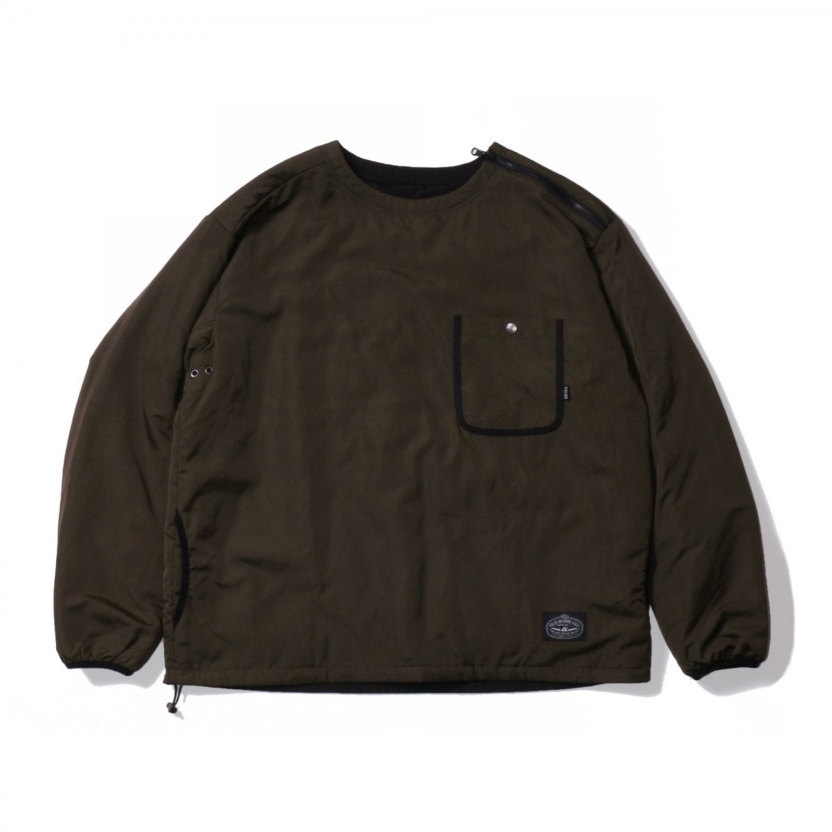 REVERSIBLE NYLON PUFF CREW