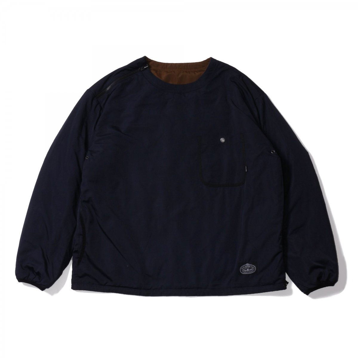 REVERSIBLE NYLON PUFF CREW