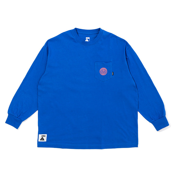 FLOWER POKET L/S TEE