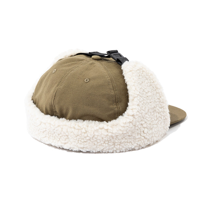 COTTON BOA FLAP CAP