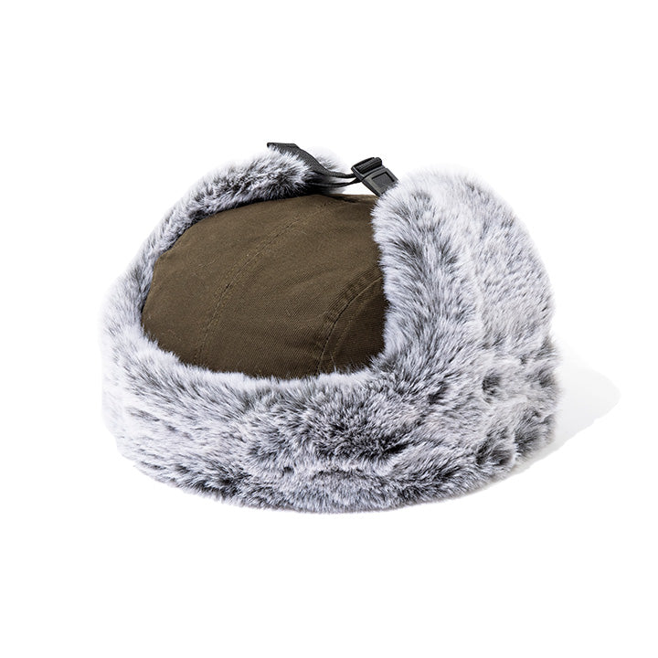 MILITARY FUR VISOR CAP