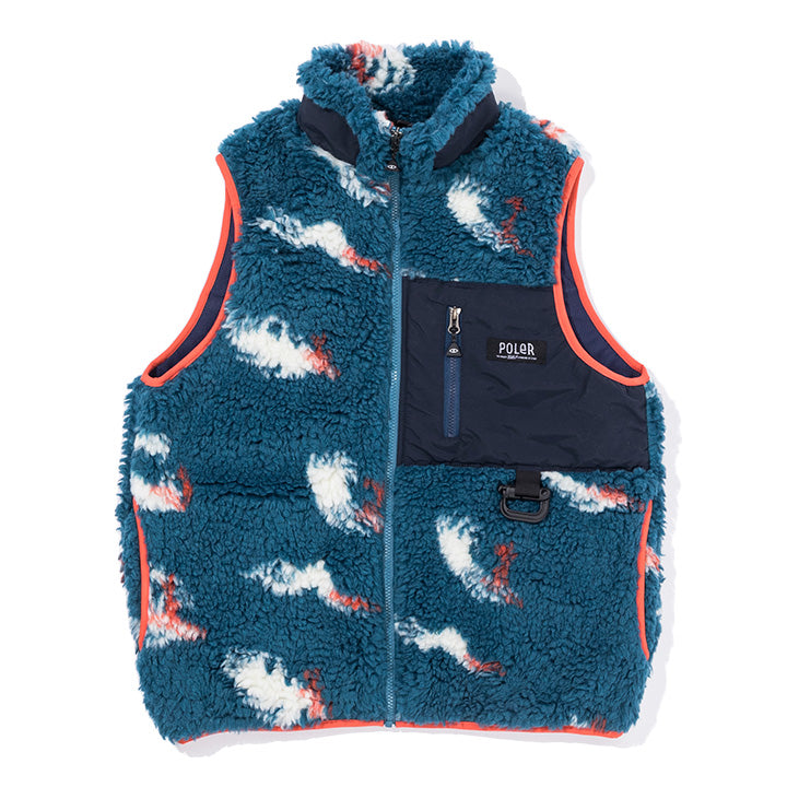 POLER JACQUARD SHERPA VEST