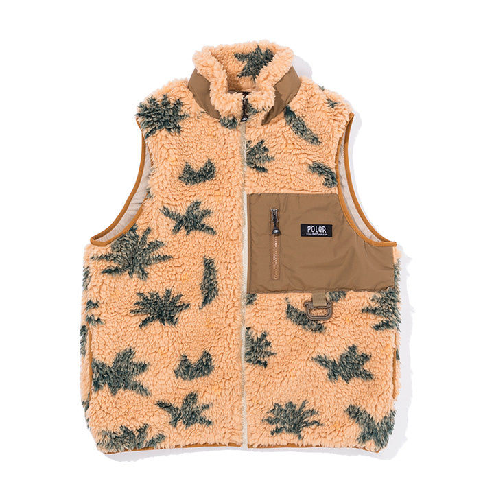 POLER JACQUARD SHERPA VEST