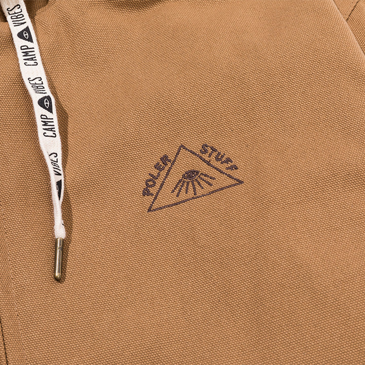 DUCK CANVAS HOODED JACKET