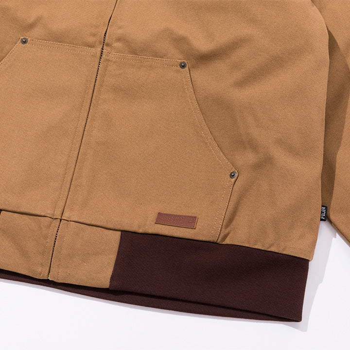 DUCK CANVAS HOODED JACKET