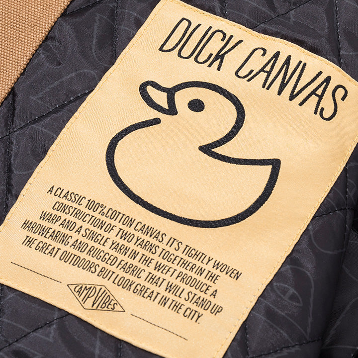 DUCK CANVAS HOODED JACKET