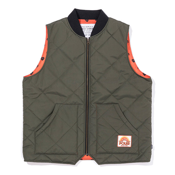 POLER DIAMOND QUILTED VEST