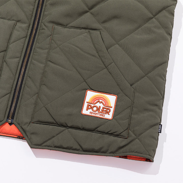 POLER DIAMOND QUILTED VEST