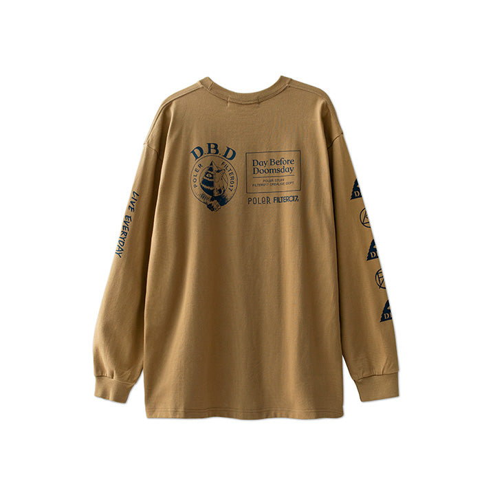 POLER × Filter 017 D.B.D Logo Long Sleeves Tee