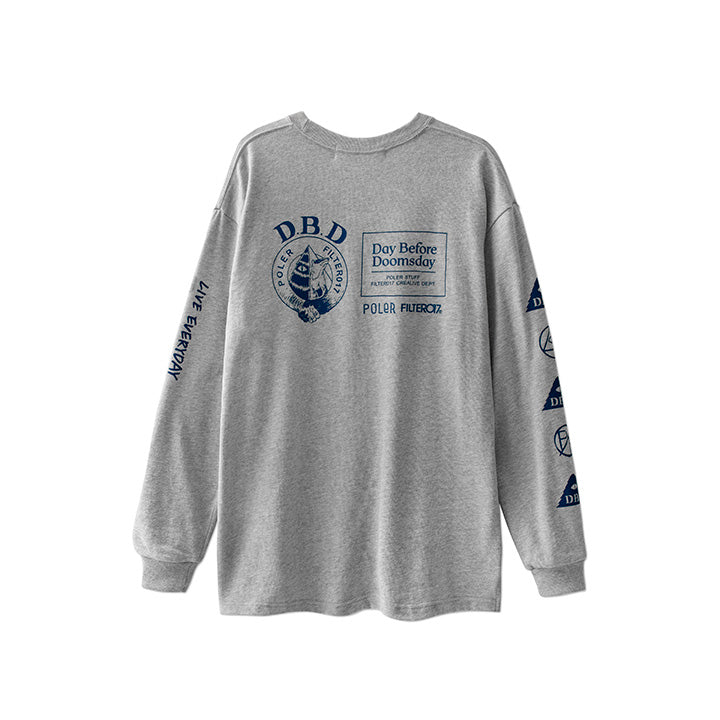 POLER × Filter 017 D.B.D Logo Long Sleeves Tee