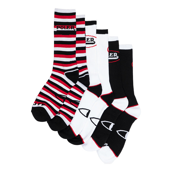 BRAND BRAND SOCK 3-PACK