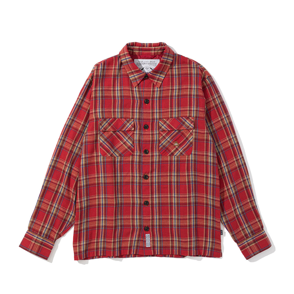 POLER FLANNEL WIDE SHIRT