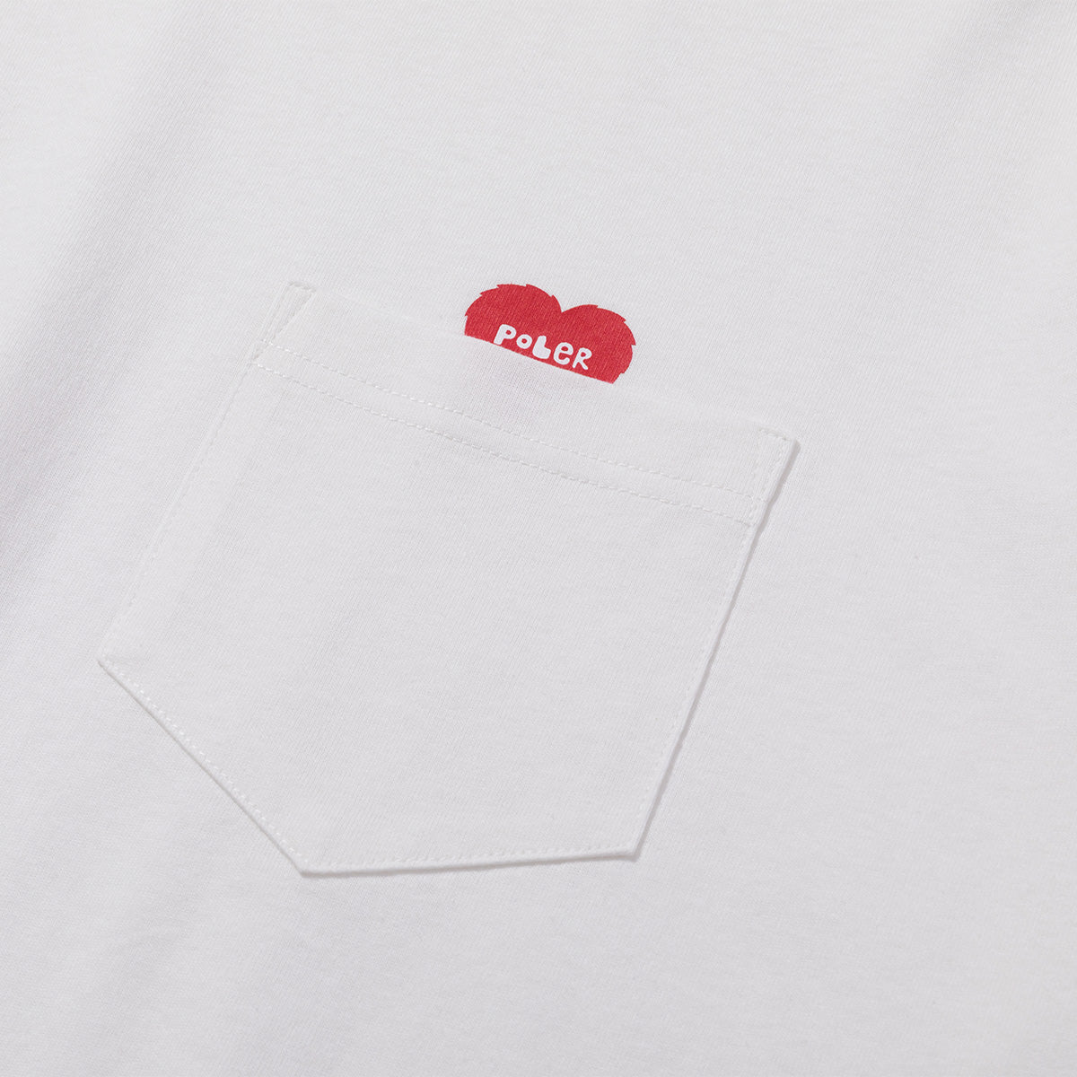 FURRY HEART RELAX FIT POCKET TEE