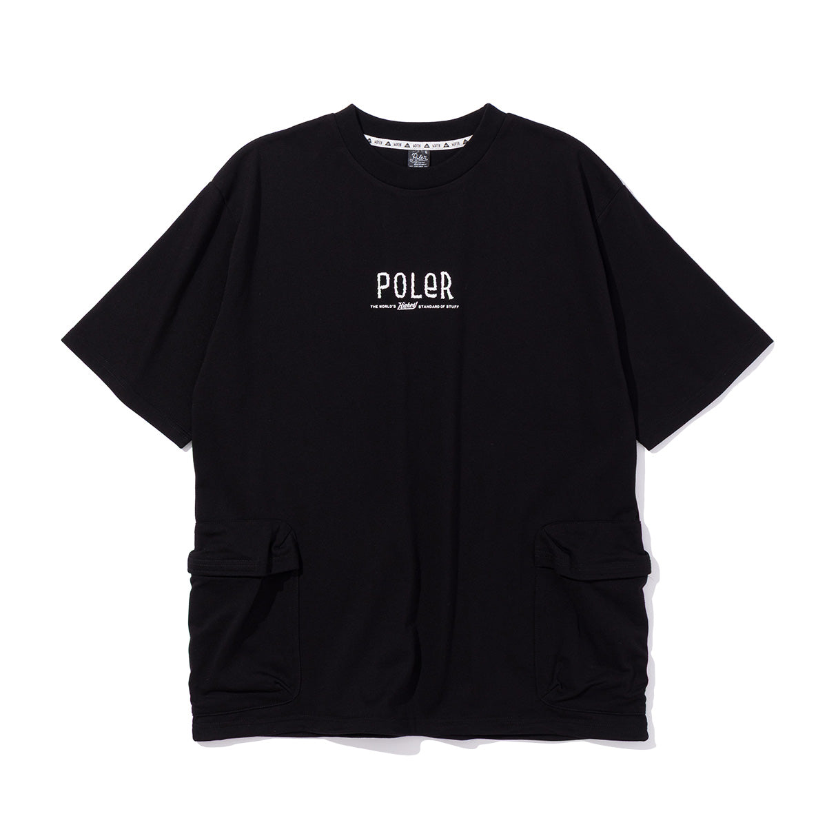 OUTSIDE POCKET FURRY TEE