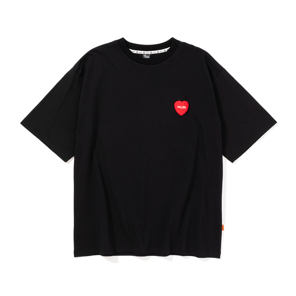 PRM WASH FURRY HEART CHENILLE EMB TEE