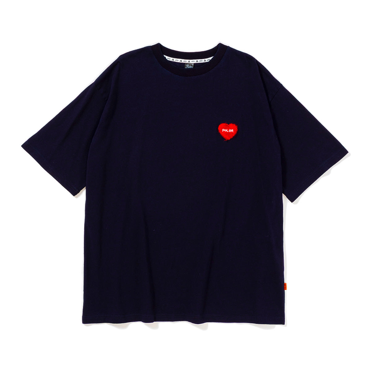 PRM WASH FURRY HEART CHENILLE EMB TEE