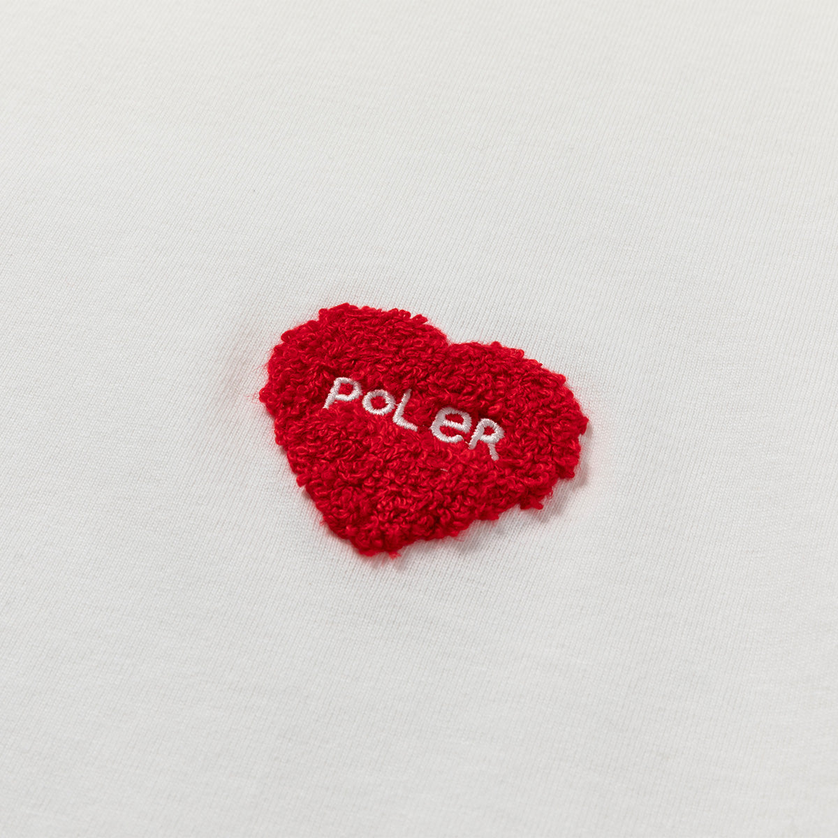 PRM WASH FURRY HEART CHENILLE EMB TEE