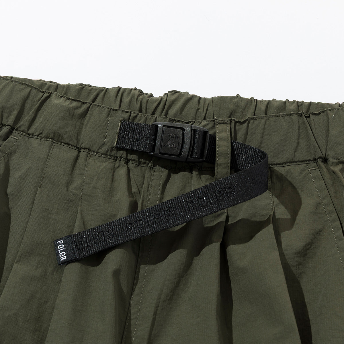 SHIRRING NYLON MULTI POCKET PANTS