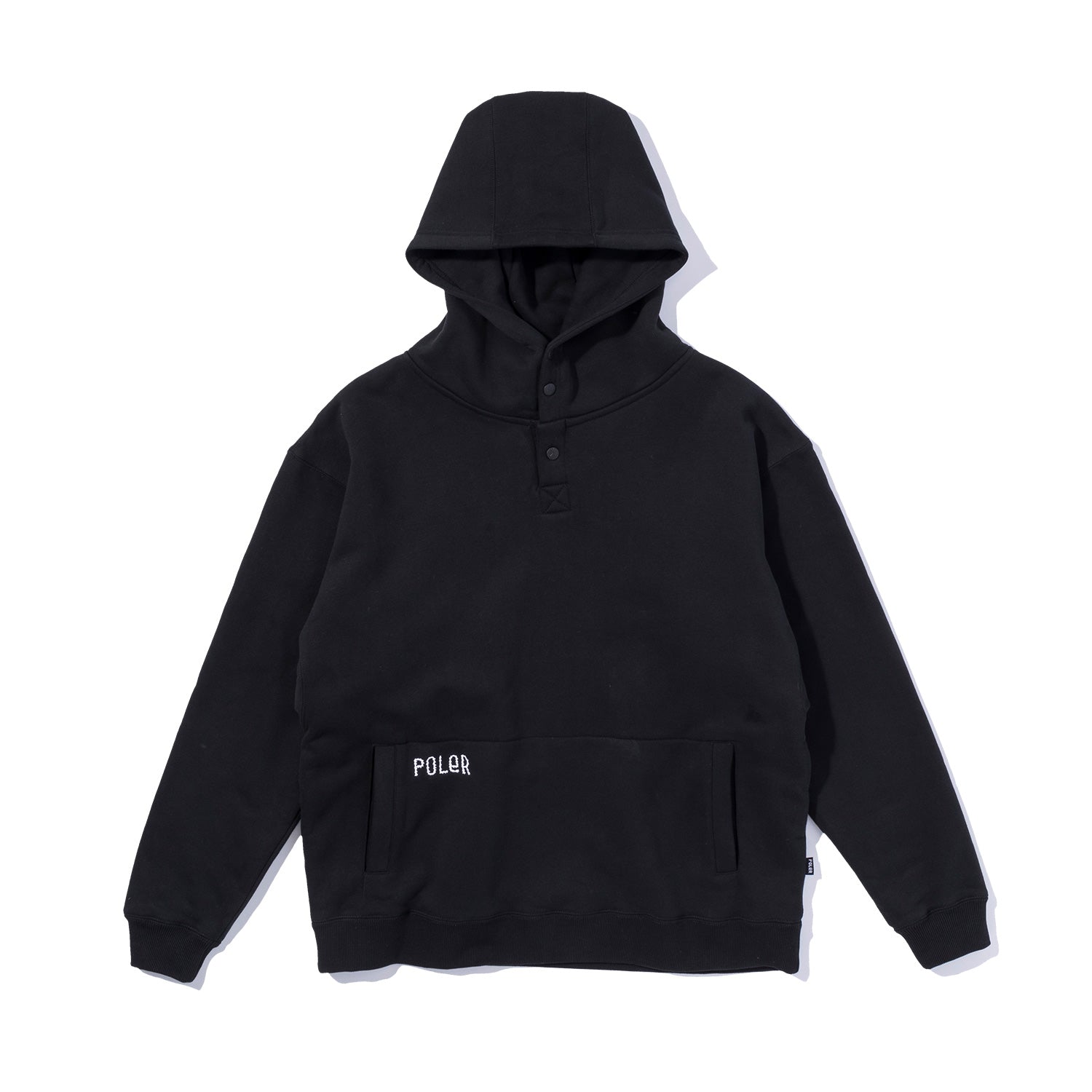 DOUBLE-FACE SNAP HOODIE