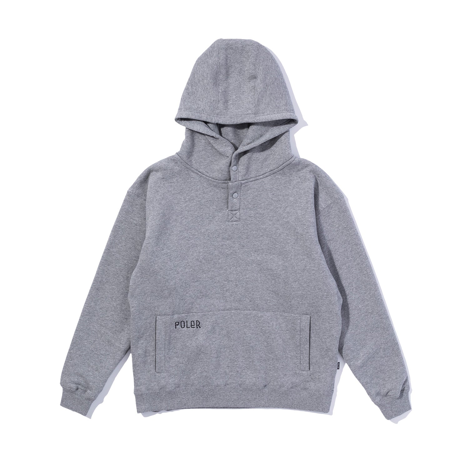 DOUBLE-FACE SNAP HOODIE