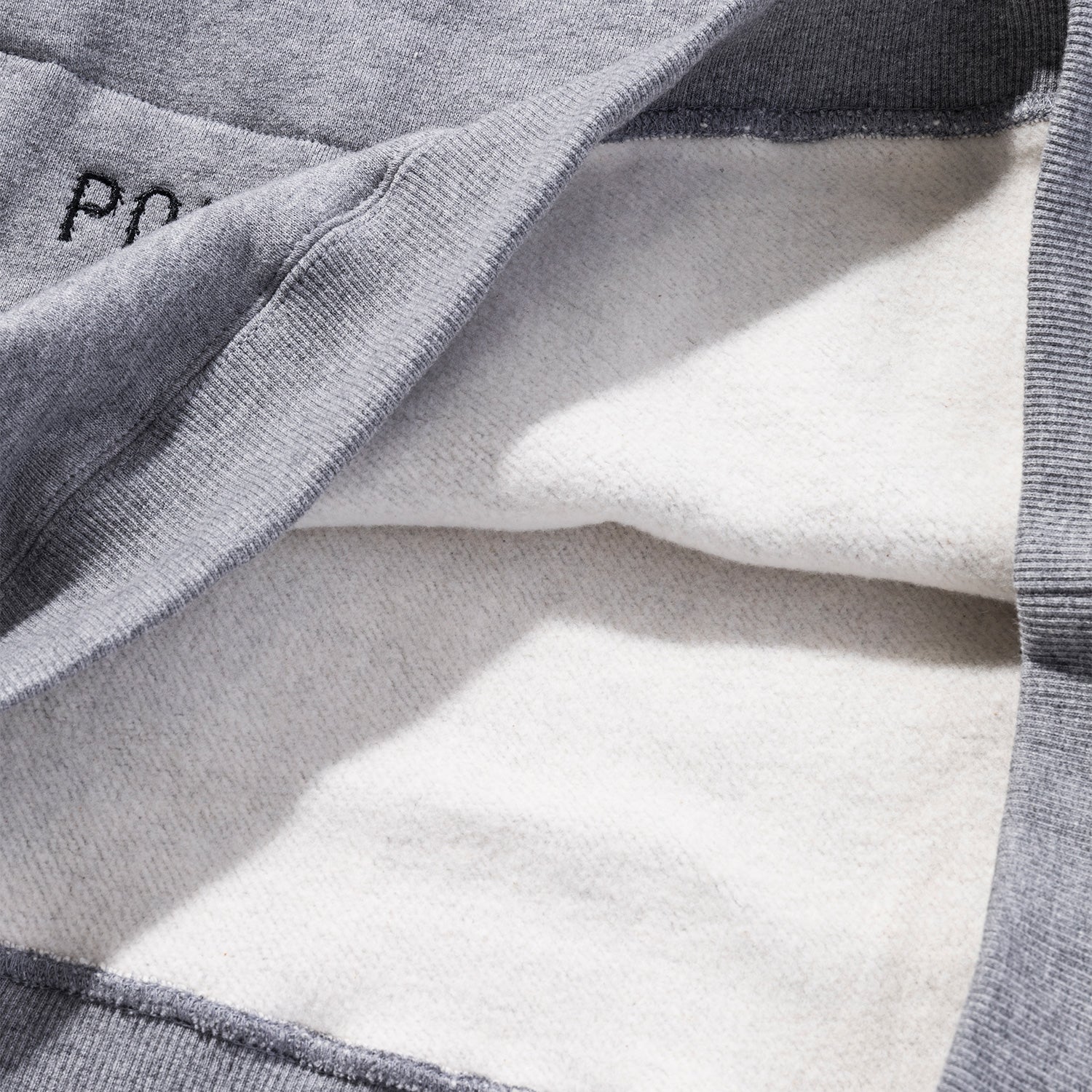 DOUBLE-FACE SNAP HOODIE