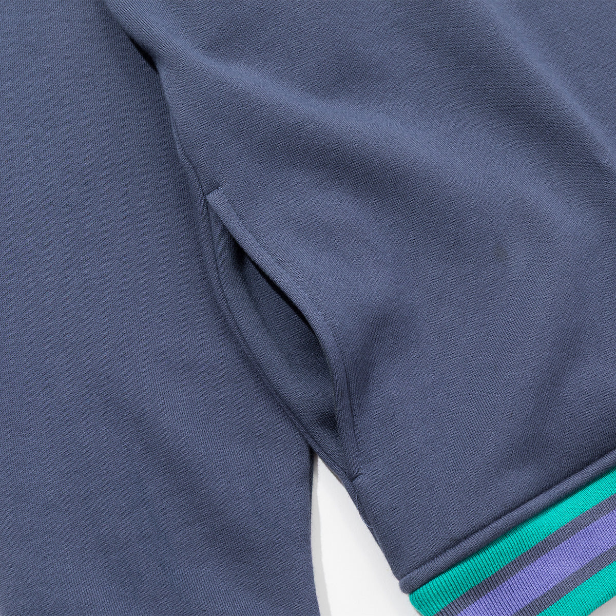 RIB SNAP SWEAT