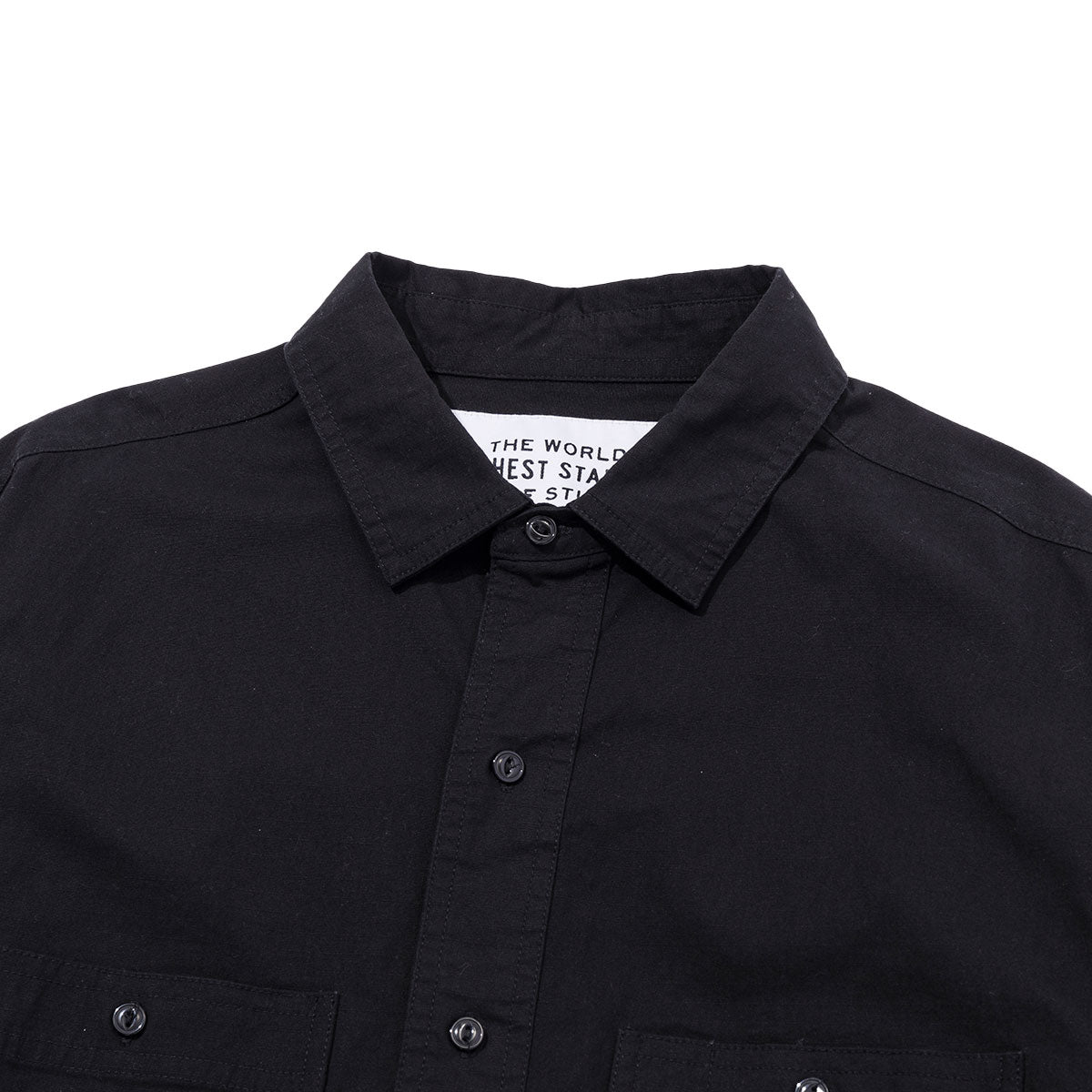 WASHED STRETCH S/S RELAX FIT SHIRT