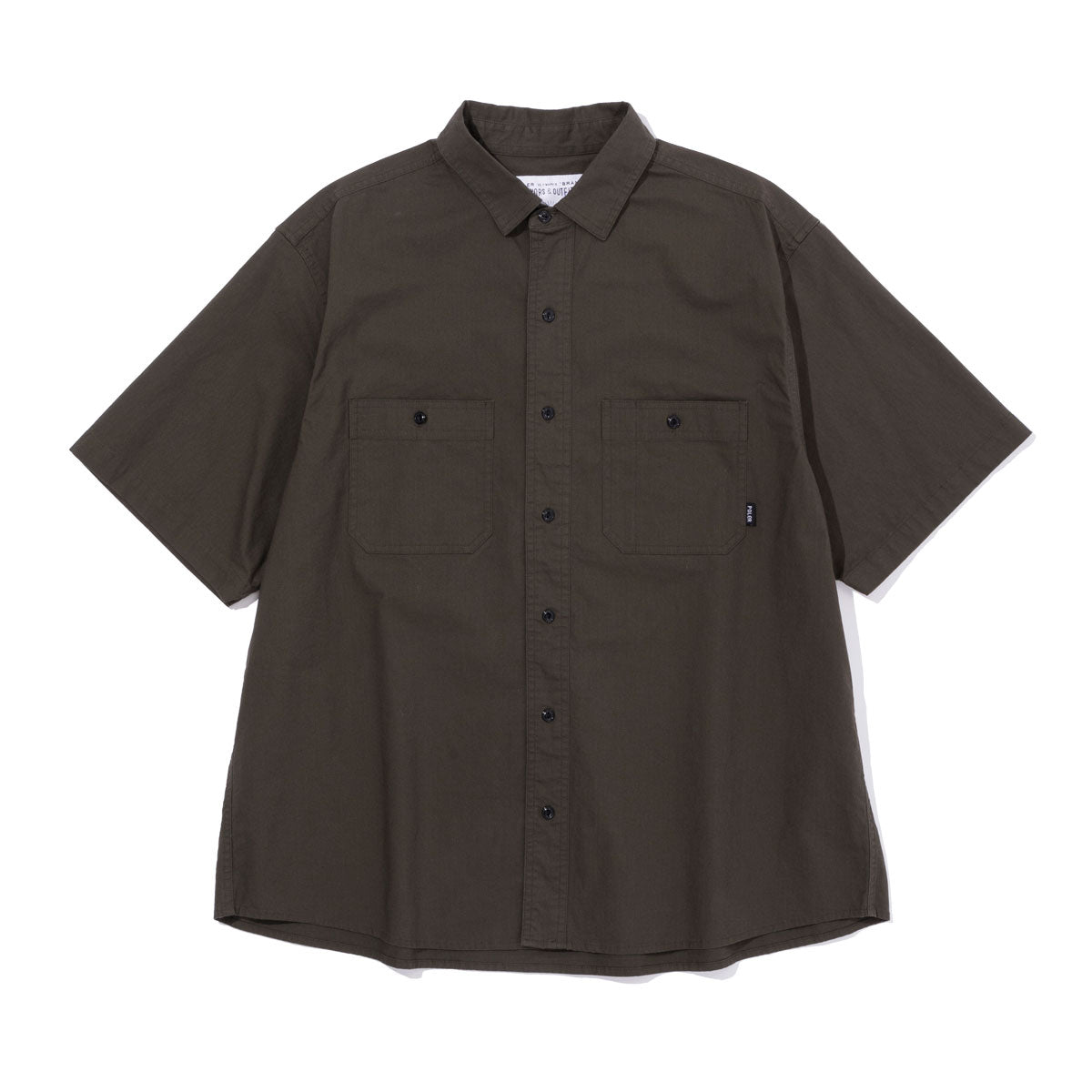 WASHED STRETCH S/S RELAX FIT SHIRT