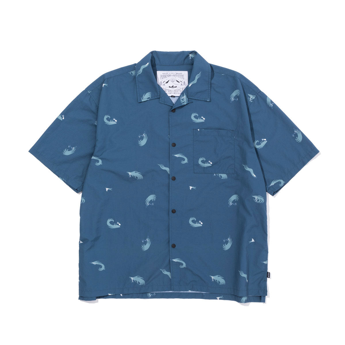 SHIRRING NYLON SHIRT