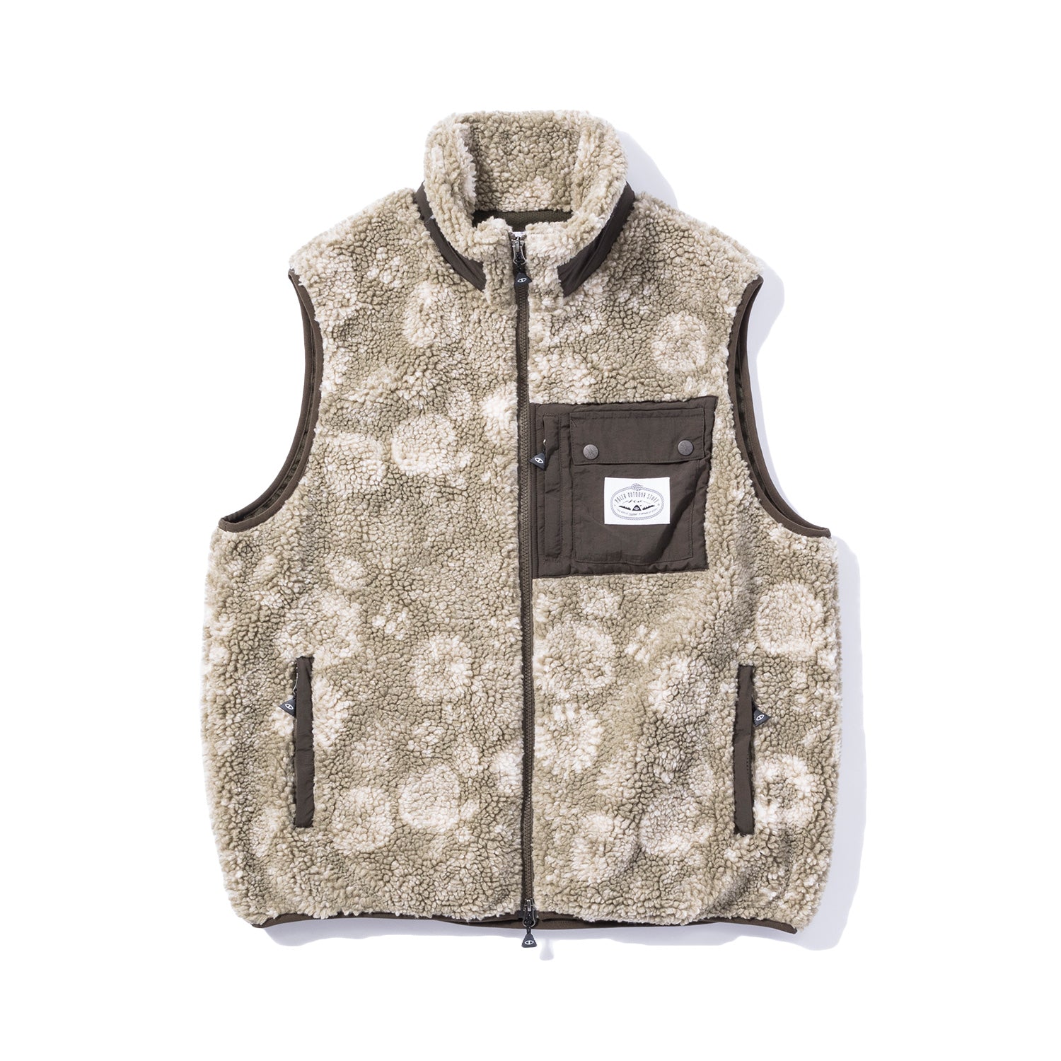 JACQUARD SHERPA VEST