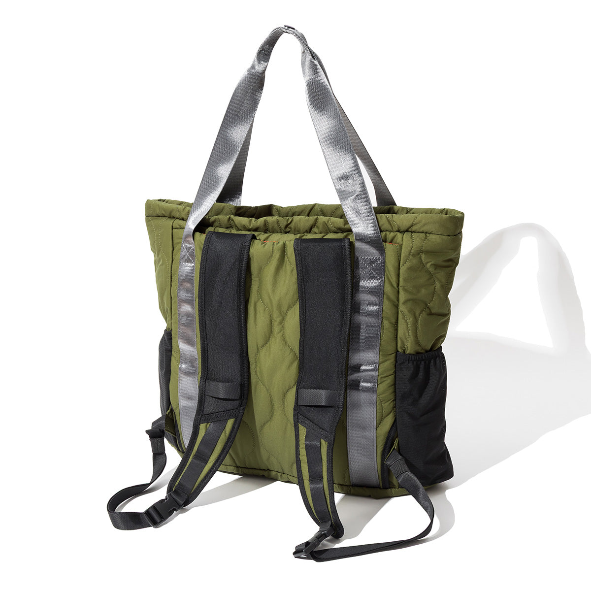 QUILTED TOTE BACKPACK