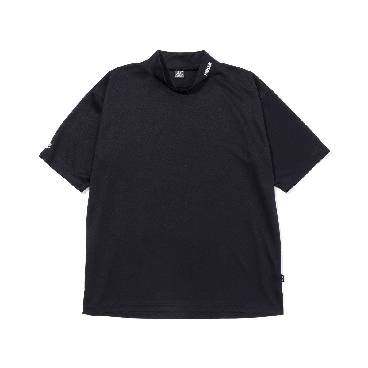 POLER MOCK NECK TEE EMB