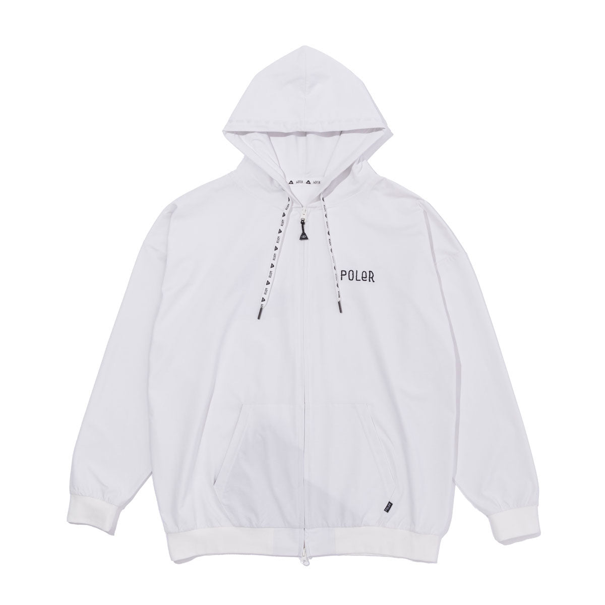 FURRY FONT QUICK DRY ZIP HOOD