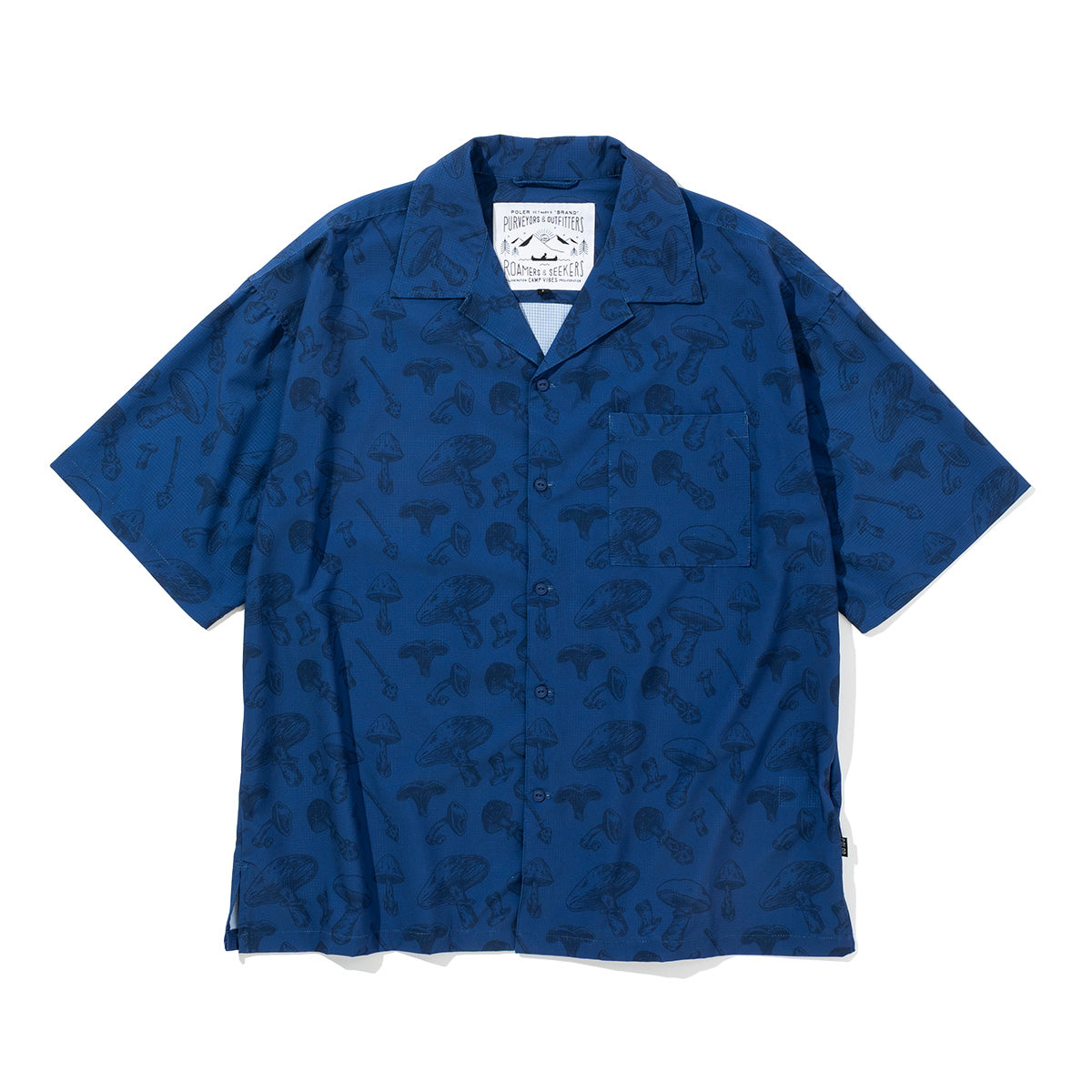 DRY BREATHABLE RELAX OPEN COLLAR SHIRT