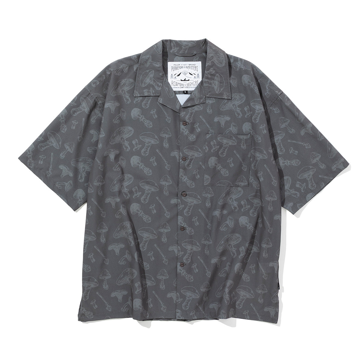DRY BREATHABLE RELAX OPEN COLLAR SHIRT