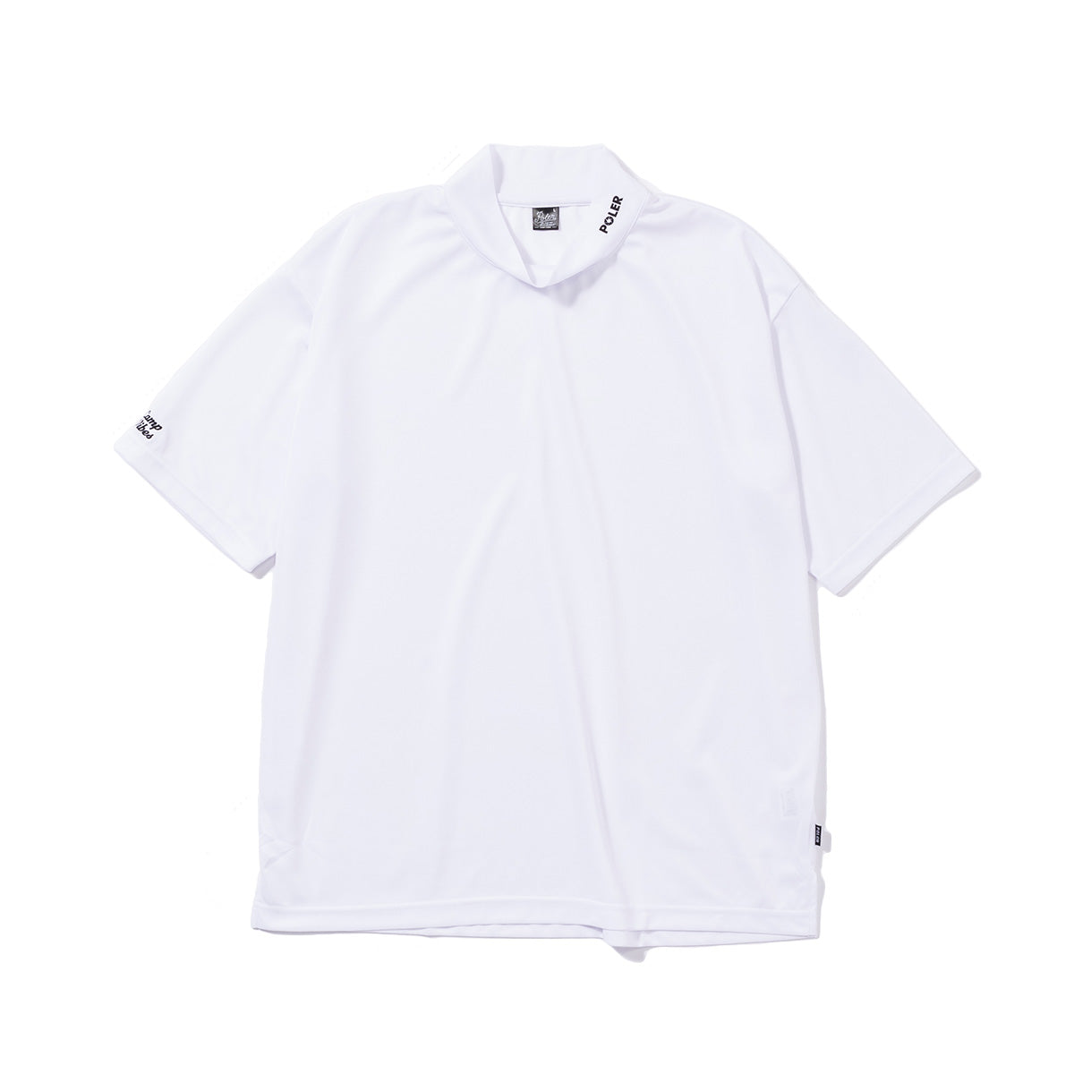 POLER MOCK NECK TEE EMB