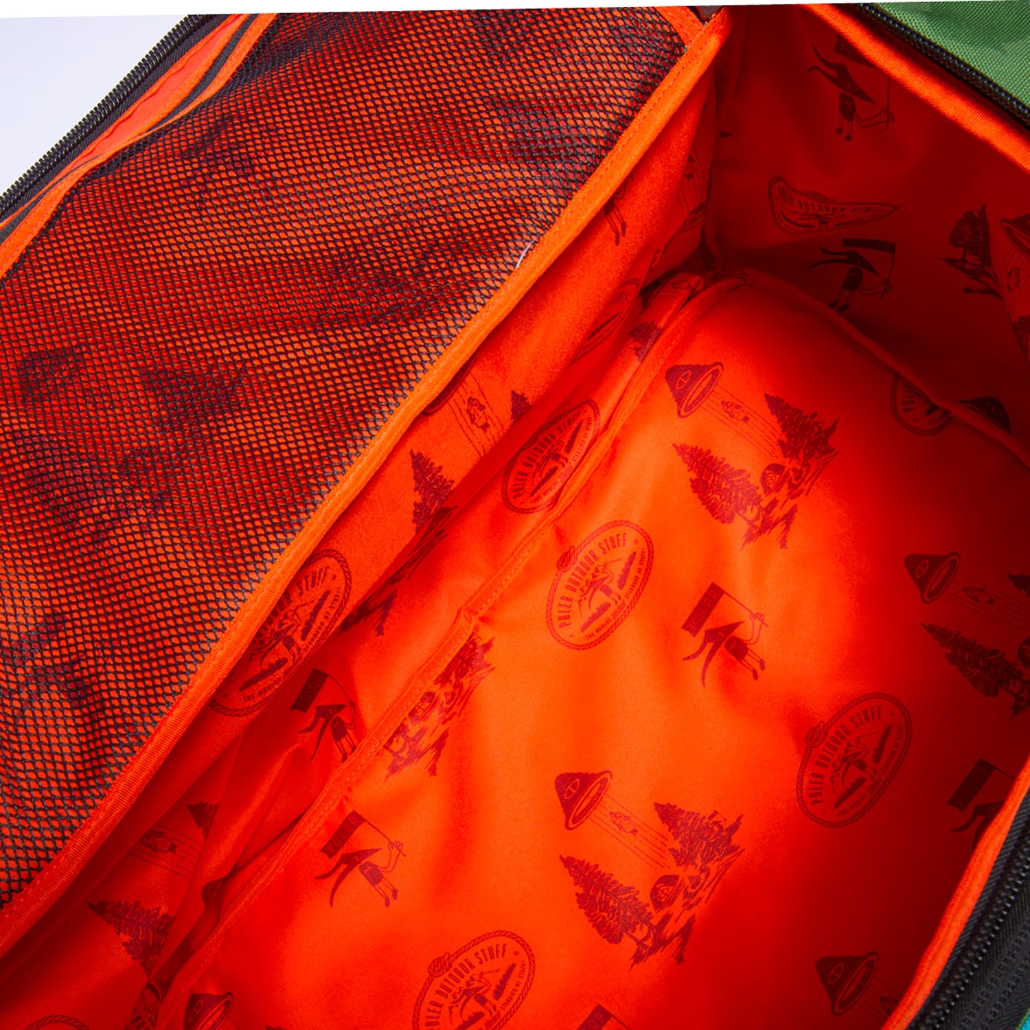 POLER×LAKAI FURRY CAMO ELEVATED DUFFEL BAG