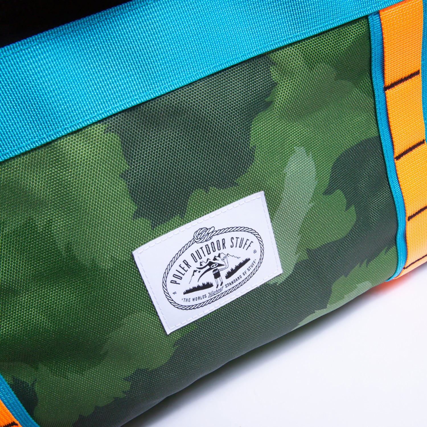 POLER×LAKAI FURRY CAMO ELEVATED DUFFEL BAG