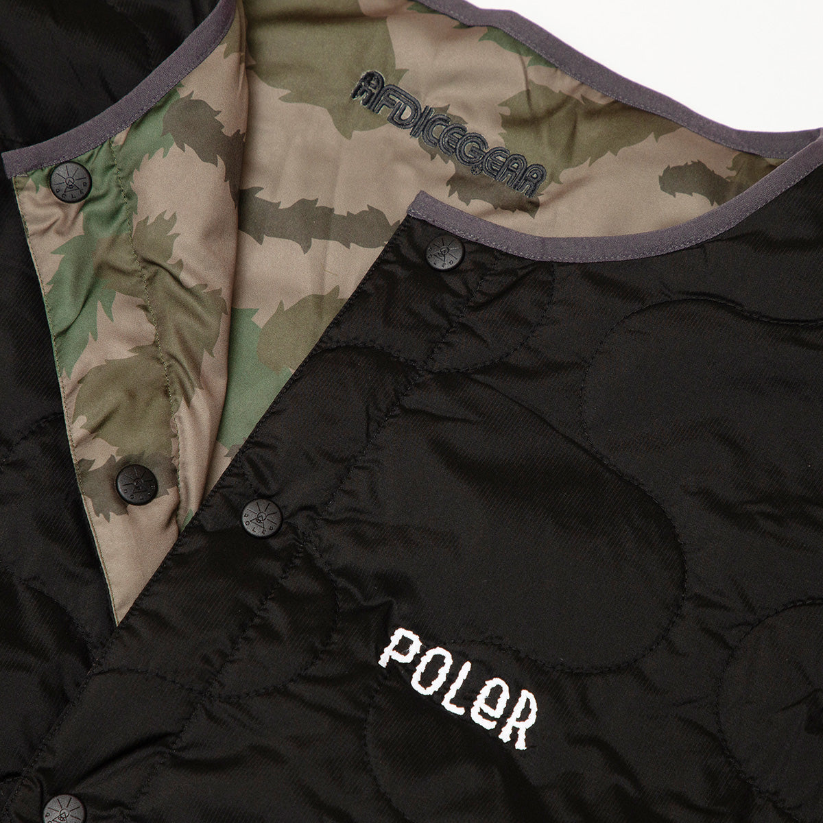 AFD×POLER REVERSIBLE QUILTED JACKET