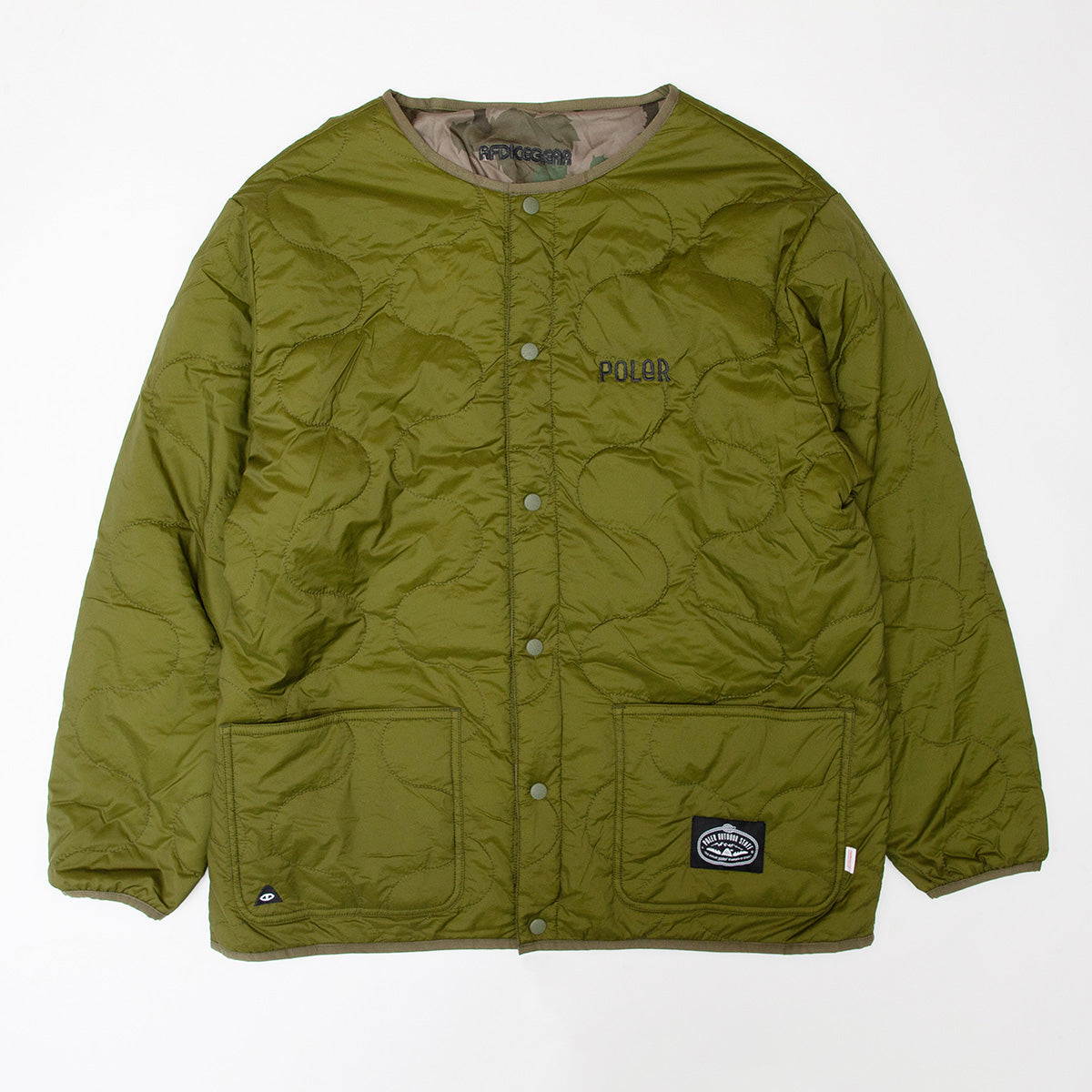 AFD×POLER REVERSIBLE QUILTED JACKET