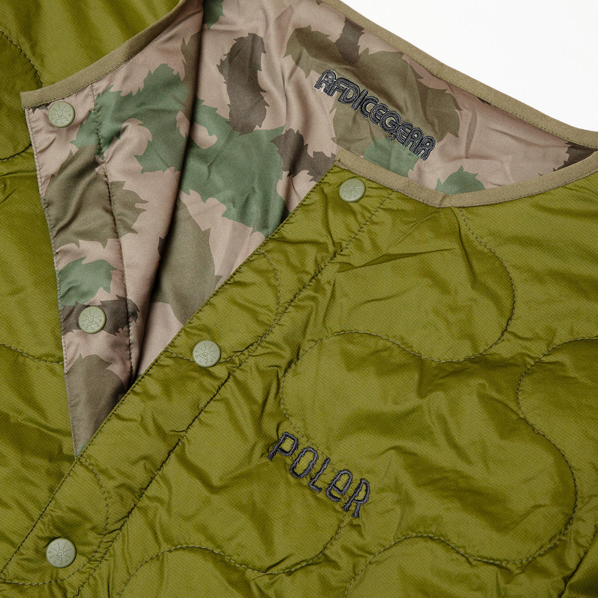 AFD×POLER REVERSIBLE QUILTED JACKET