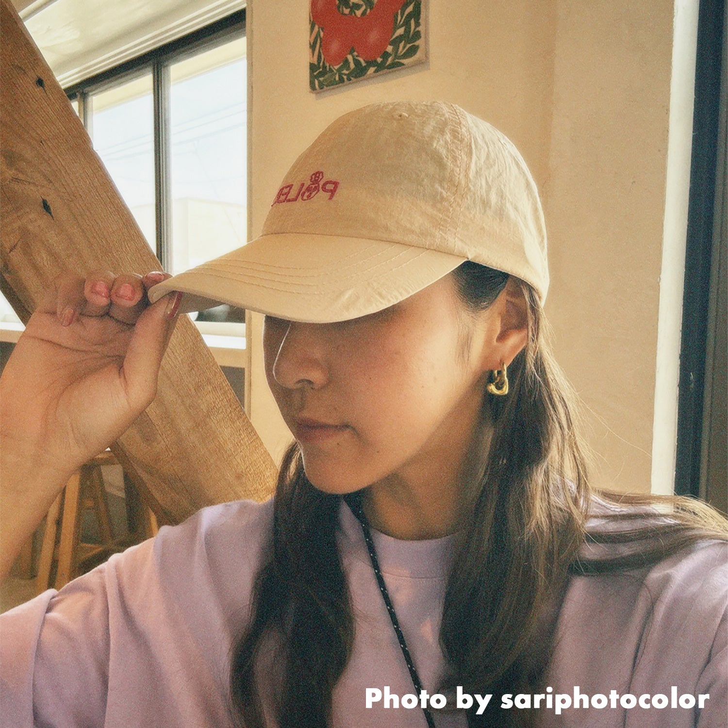 PL × MAIKO NYLON EMB CAP