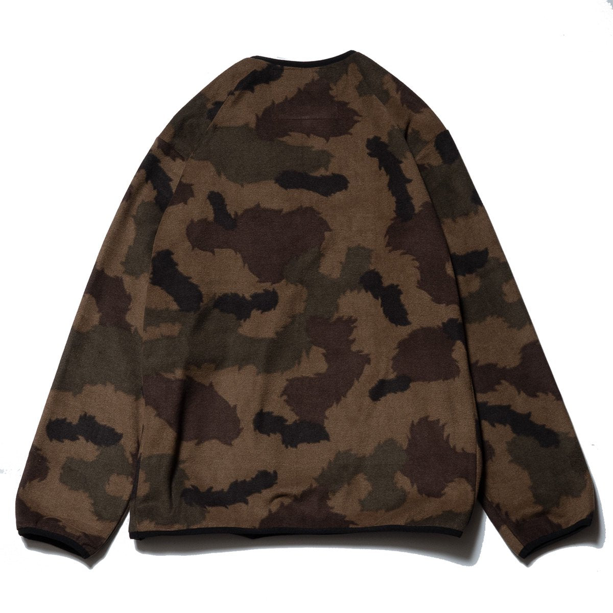 CAMO FLEECE CREW