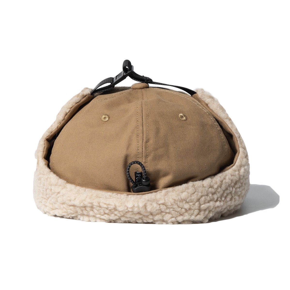 FURRY FONT CANVAS FLAP CAP