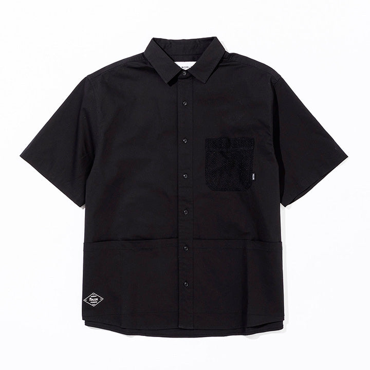 STRECH MULTI POCKET S/S RELAX FIT SHIRT