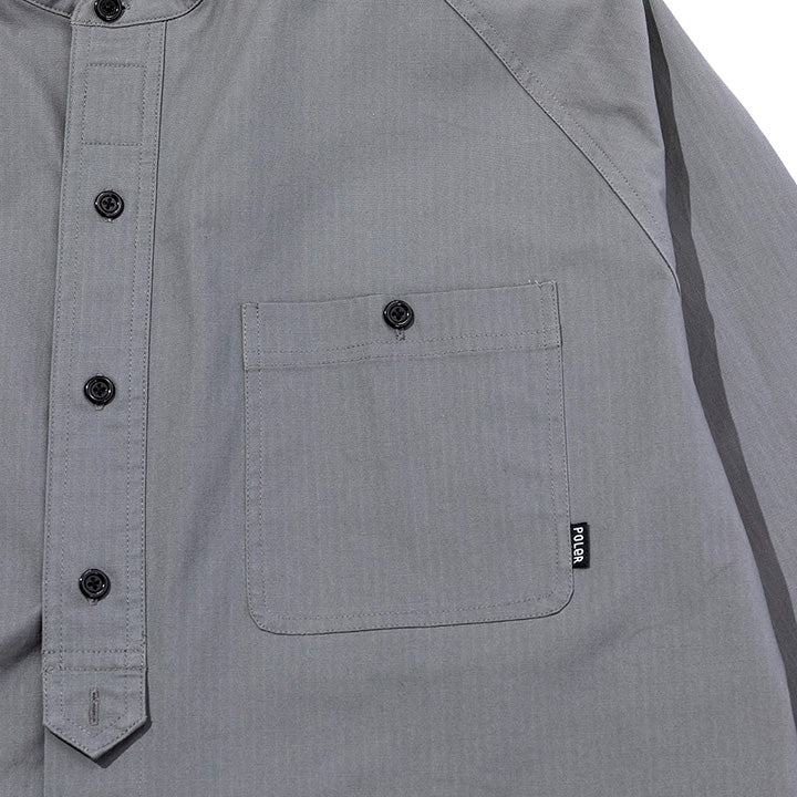 STRECH MULTI POCKET RAGLAN SHIRT JKT