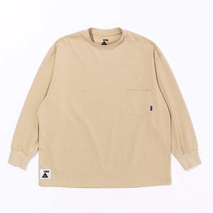 PLAIN POCKET RELAX FIT L/S TEE
