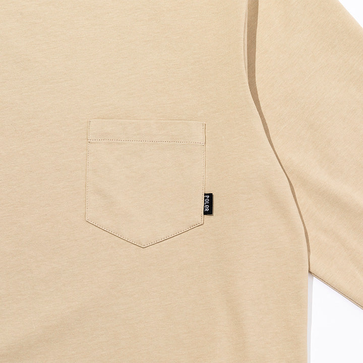 PLAIN POCKET RELAX FIT L/S TEE