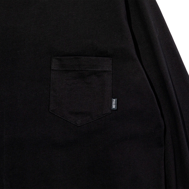 PLAIN POCKET RELAX FIT L/S TEE