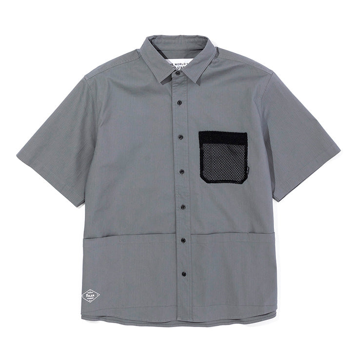 STRECH MULTI POCKET S/S RELAX FIT SHIRT